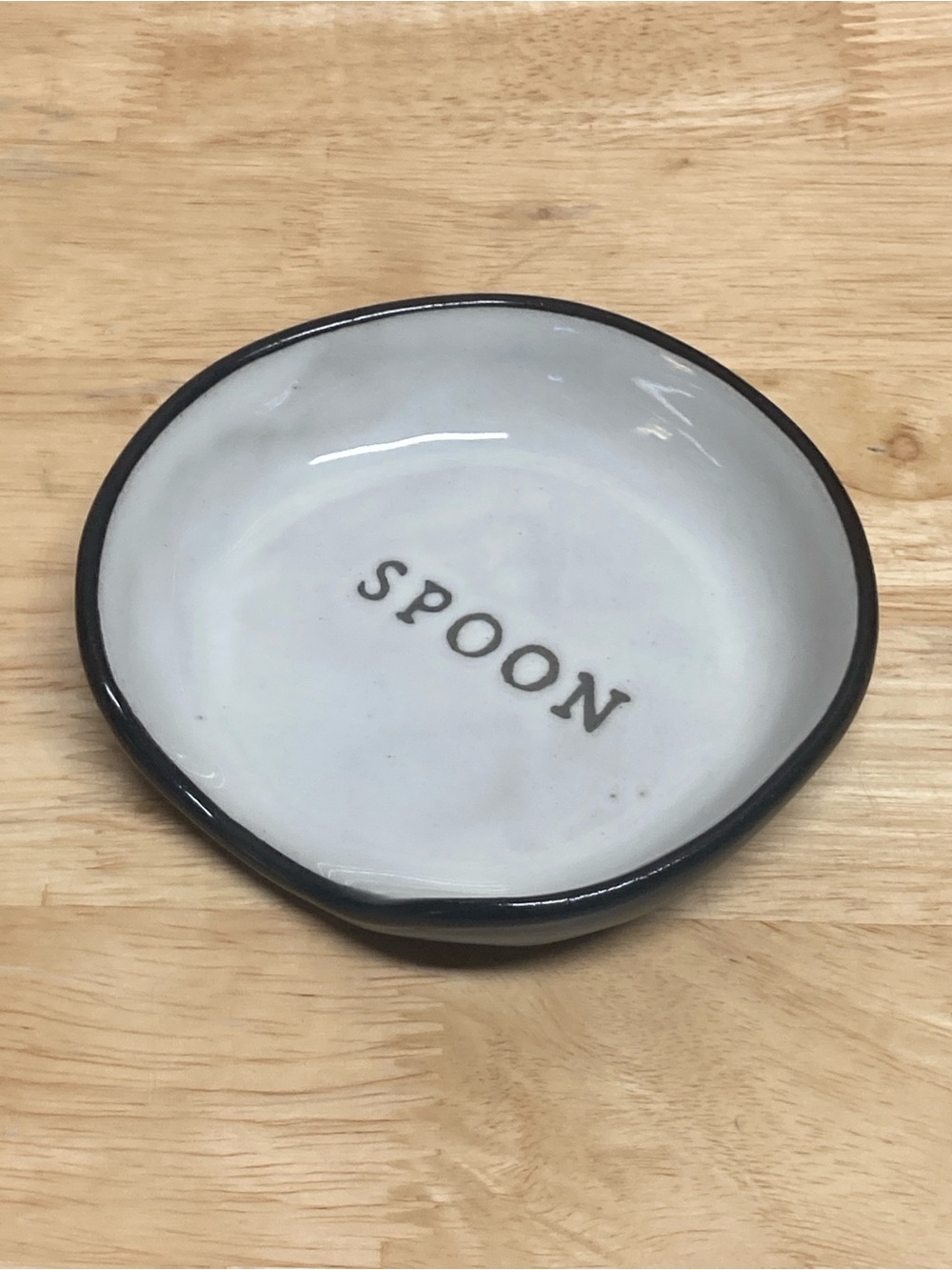 Hearth and Hand with Magnolia Stoneware Embossed Spoon Rest